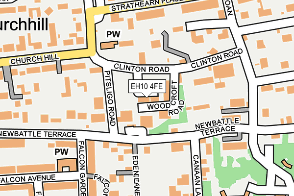 EH10 4FE map - OS OpenMap – Local (Ordnance Survey)