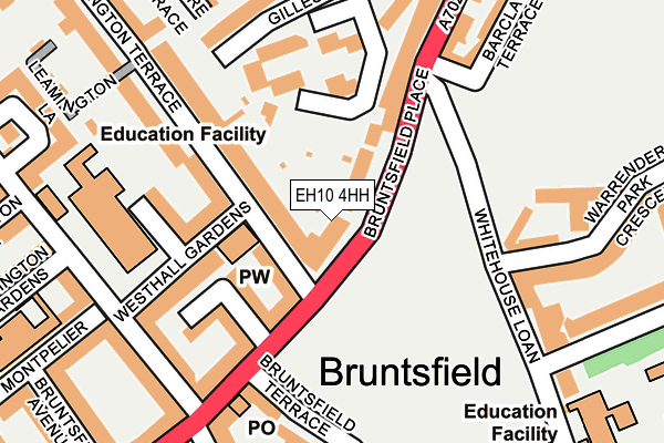 EH10 4HH map - OS OpenMap – Local (Ordnance Survey)