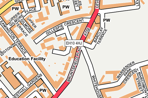 EH10 4HJ map - OS OpenMap – Local (Ordnance Survey)