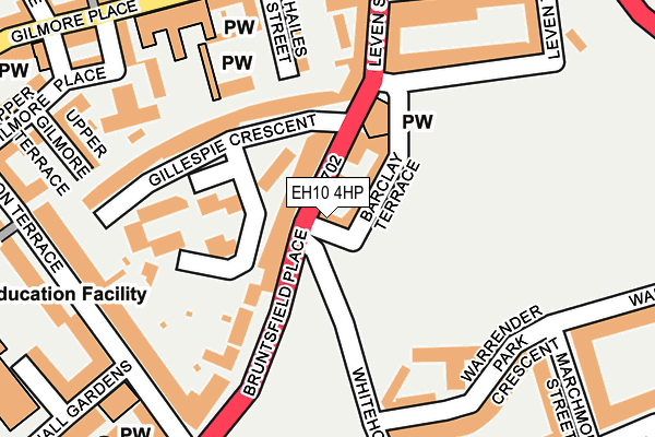 EH10 4HP map - OS OpenMap – Local (Ordnance Survey)