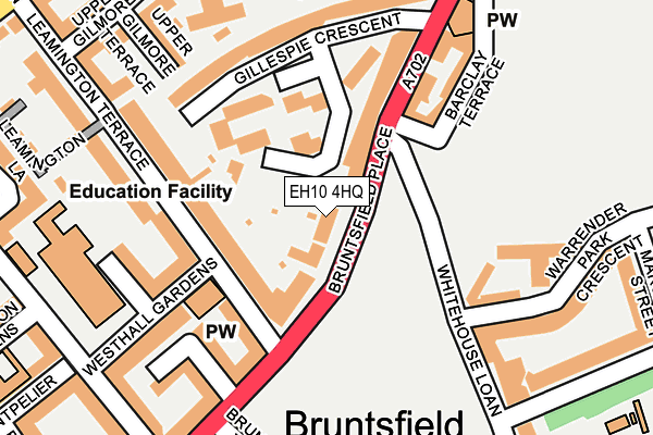 EH10 4HQ map - OS OpenMap – Local (Ordnance Survey)