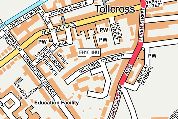 EH10 4HU map - OS OpenMap – Local (Ordnance Survey)