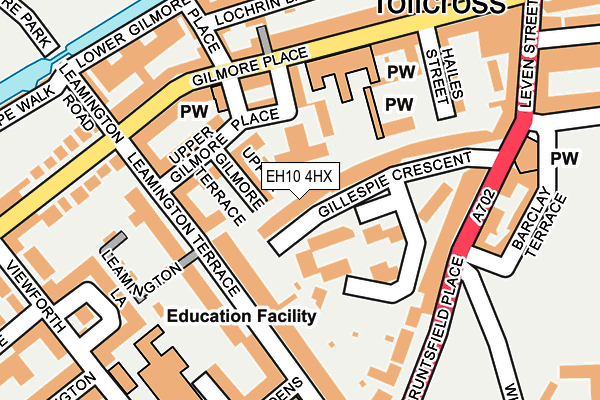 EH10 4HX map - OS OpenMap – Local (Ordnance Survey)