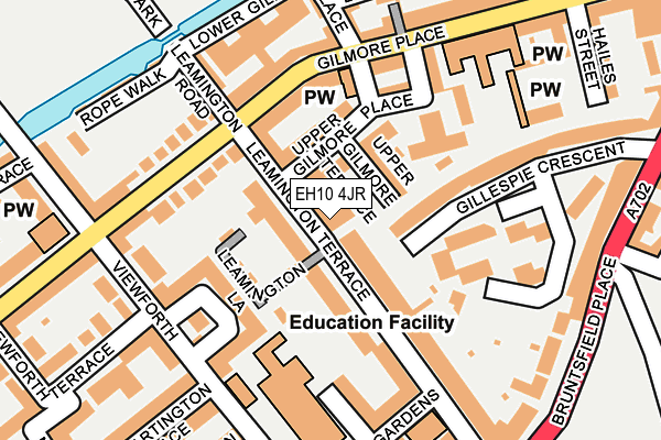 EH10 4JR map - OS OpenMap – Local (Ordnance Survey)