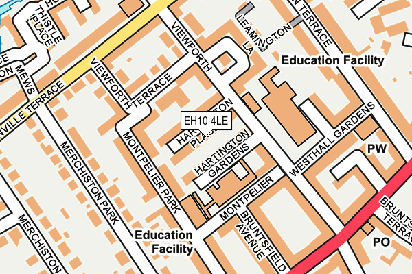 EH10 4LE map - OS OpenMap – Local (Ordnance Survey)