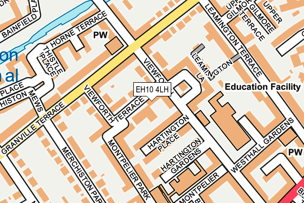 EH10 4LH map - OS OpenMap – Local (Ordnance Survey)