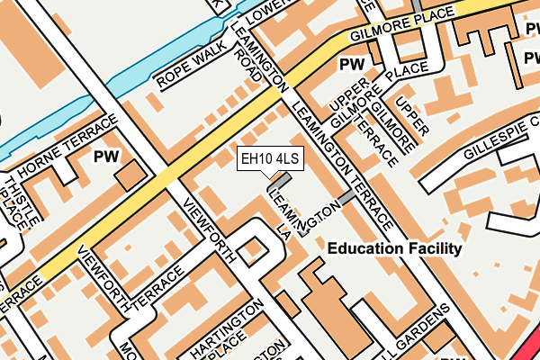 EH10 4LS map - OS OpenMap – Local (Ordnance Survey)