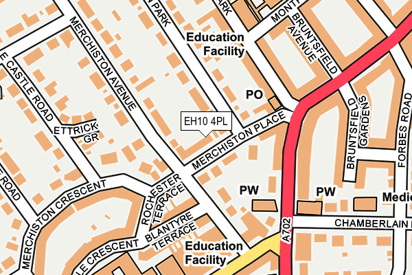 EH10 4PL map - OS OpenMap – Local (Ordnance Survey)