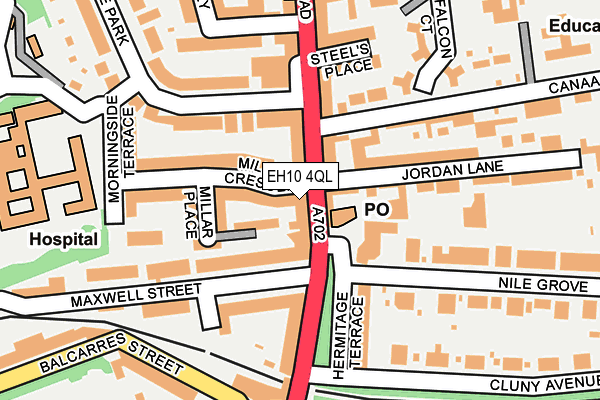 Map of BAKERY ANDANTE LIMITED at local scale