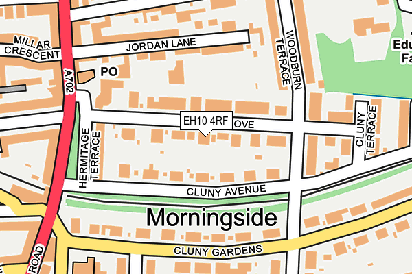 EH10 4RF map - OS OpenMap – Local (Ordnance Survey)