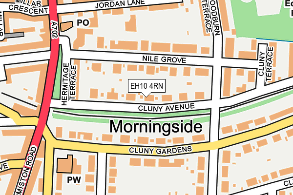 EH10 4RN map - OS OpenMap – Local (Ordnance Survey)