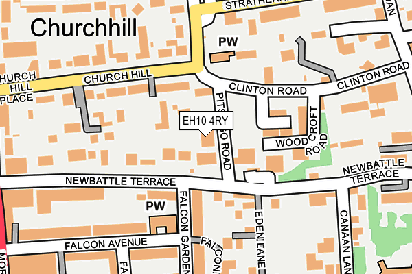 EH10 4RY map - OS OpenMap – Local (Ordnance Survey)