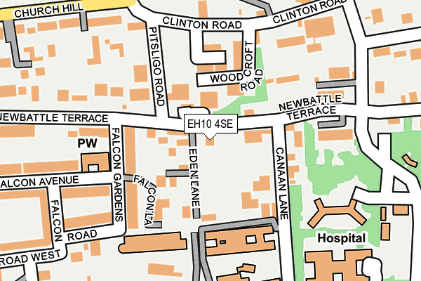 EH10 4SE map - OS OpenMap – Local (Ordnance Survey)