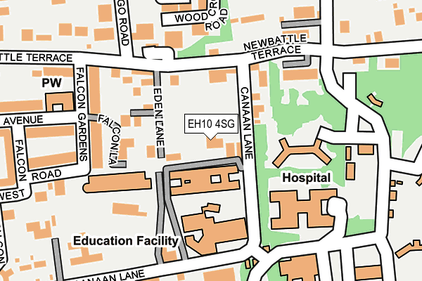 EH10 4SG map - OS OpenMap – Local (Ordnance Survey)