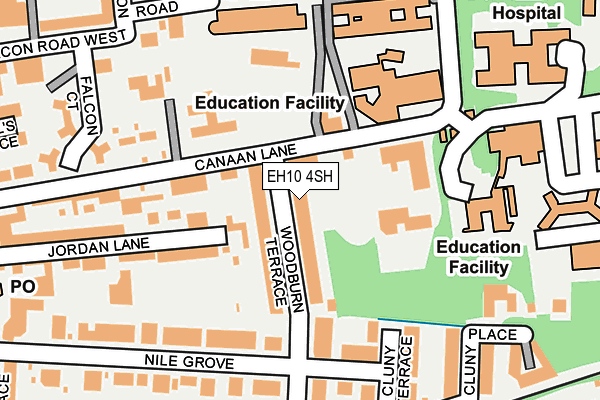 EH10 4SH map - OS OpenMap – Local (Ordnance Survey)