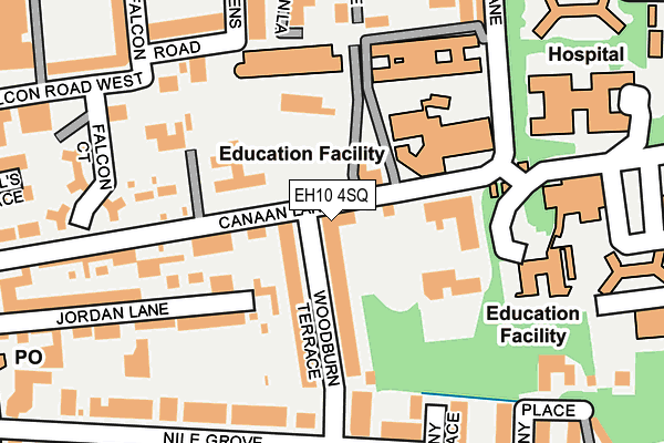 EH10 4SQ map - OS OpenMap – Local (Ordnance Survey)