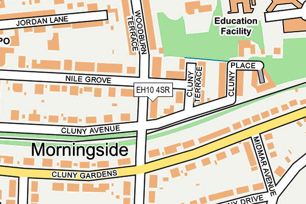 EH10 4SR map - OS OpenMap – Local (Ordnance Survey)