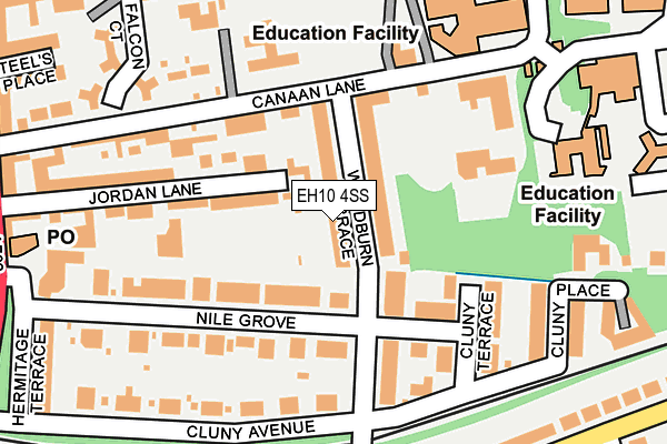 EH10 4SS map - OS OpenMap – Local (Ordnance Survey)