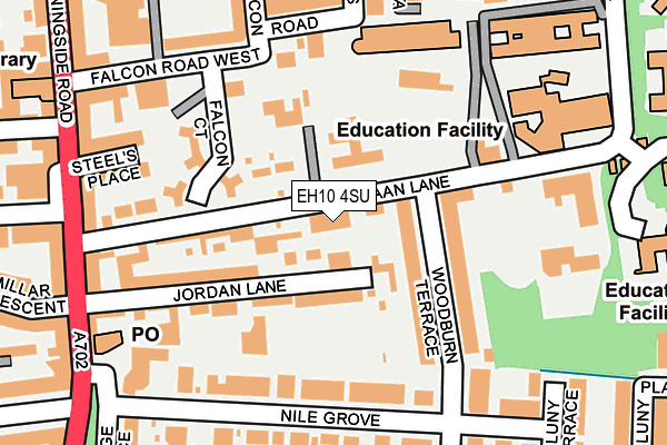 EH10 4SU map - OS OpenMap – Local (Ordnance Survey)