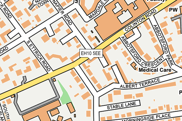 EH10 5EE map - OS OpenMap – Local (Ordnance Survey)