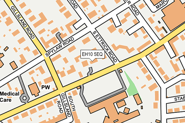 EH10 5EQ map - OS OpenMap – Local (Ordnance Survey)