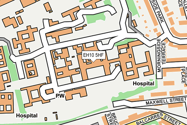 EH10 5HF map - OS OpenMap – Local (Ordnance Survey)