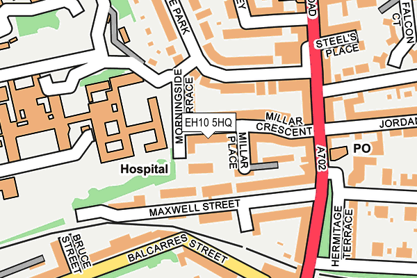 EH10 5HQ map - OS OpenMap – Local (Ordnance Survey)