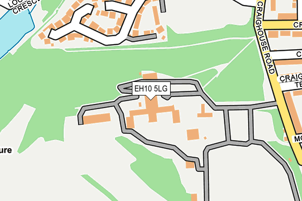 EH10 5LG map - OS OpenMap – Local (Ordnance Survey)