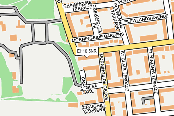 EH10 5NR map - OS OpenMap – Local (Ordnance Survey)