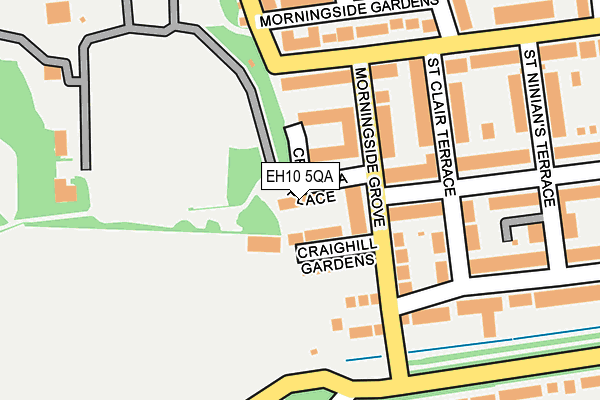 EH10 5QA map - OS OpenMap – Local (Ordnance Survey)