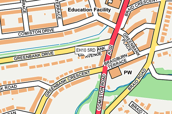 EH10 5RD map - OS OpenMap – Local (Ordnance Survey)