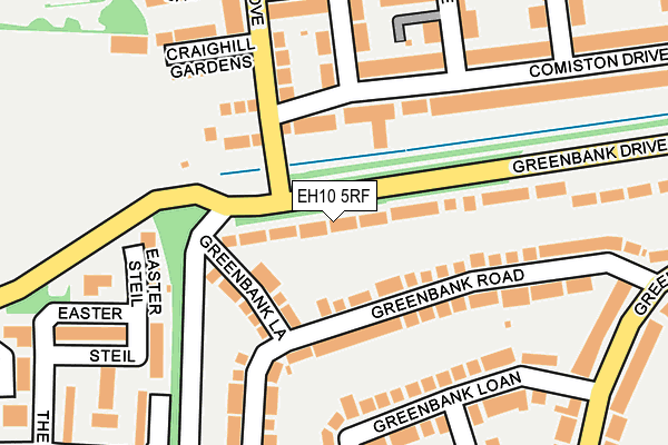 EH10 5RF map - OS OpenMap – Local (Ordnance Survey)