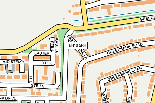 EH10 5RH map - OS OpenMap – Local (Ordnance Survey)