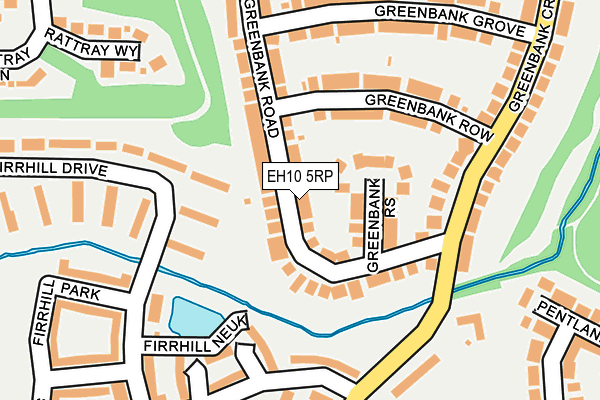 EH10 5RP map - OS OpenMap – Local (Ordnance Survey)