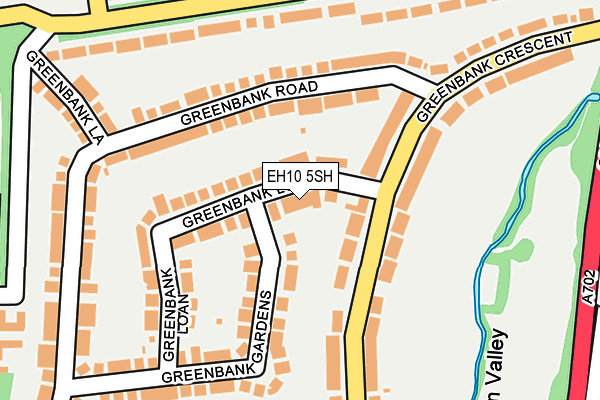 EH10 5SH map - OS OpenMap – Local (Ordnance Survey)