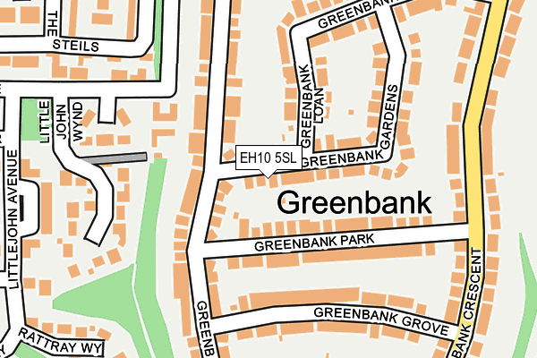 EH10 5SL map - OS OpenMap – Local (Ordnance Survey)