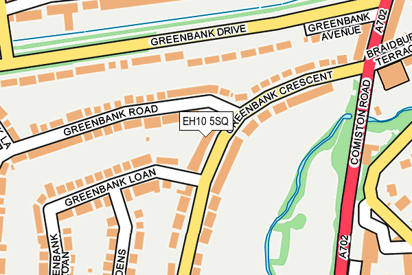 EH10 5SQ map - OS OpenMap – Local (Ordnance Survey)
