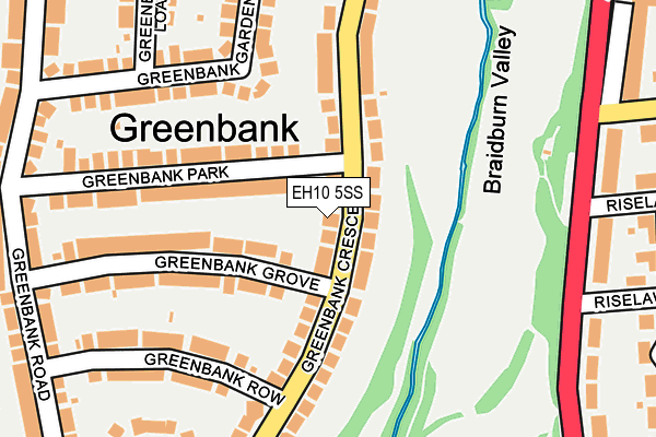 EH10 5SS map - OS OpenMap – Local (Ordnance Survey)