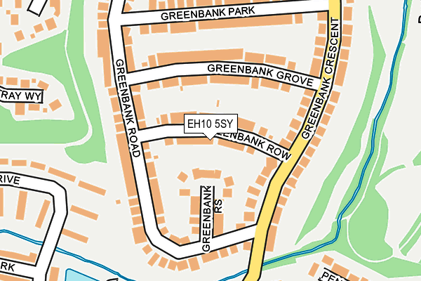 EH10 5SY map - OS OpenMap – Local (Ordnance Survey)