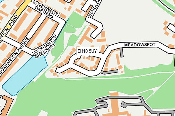 EH10 5UY map - OS OpenMap – Local (Ordnance Survey)