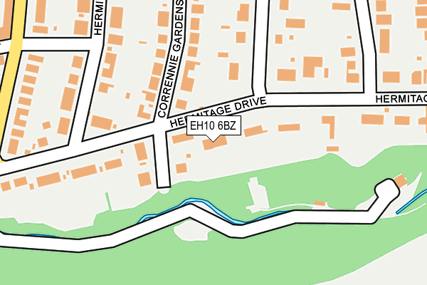 EH10 6BZ map - OS OpenMap – Local (Ordnance Survey)