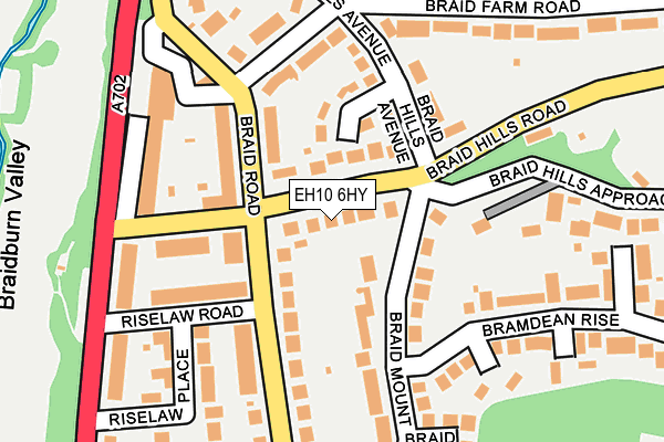 Map of MACGREGOR HAIRDRESSING LTD at local scale