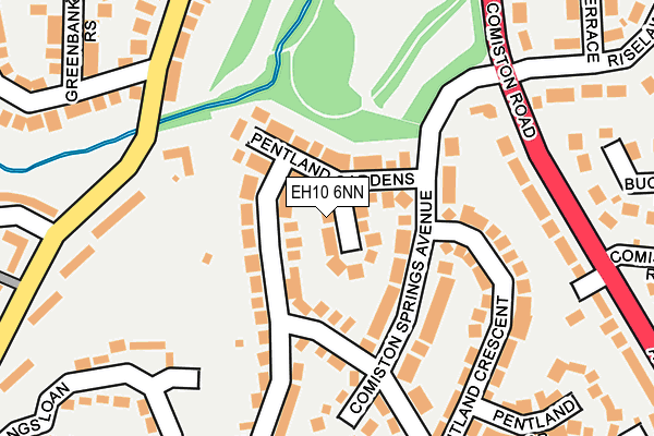 EH10 6NN map - OS OpenMap – Local (Ordnance Survey)