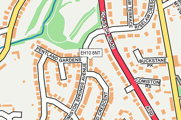 EH10 6NT map - OS OpenMap – Local (Ordnance Survey)