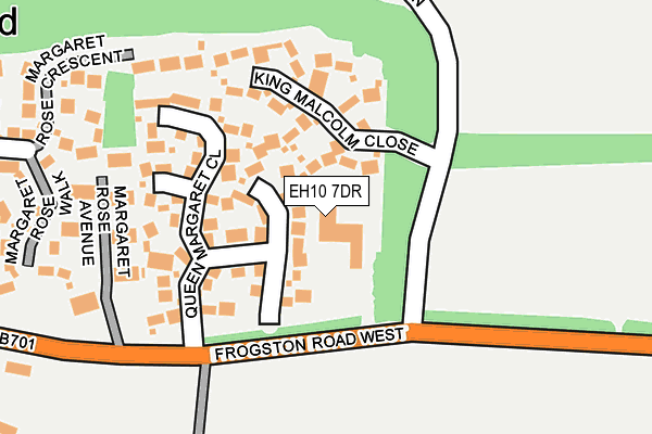 EH10 7DR map - OS OpenMap – Local (Ordnance Survey)