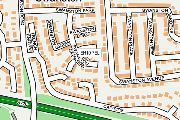 EH10 7EL map - OS OpenMap – Local (Ordnance Survey)