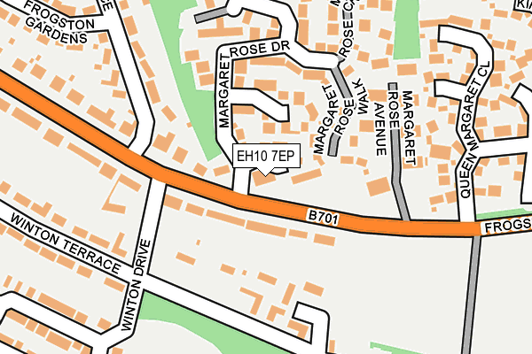 EH10 7EP map - OS OpenMap – Local (Ordnance Survey)