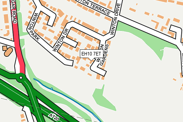 EH10 7ET map - OS OpenMap – Local (Ordnance Survey)