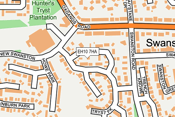 EH10 7HA map - OS OpenMap – Local (Ordnance Survey)