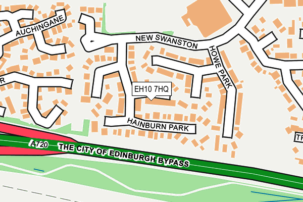 EH10 7HQ map - OS OpenMap – Local (Ordnance Survey)